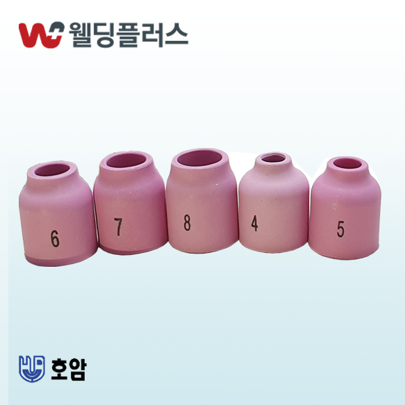 호암 125A 티그 알곤세라믹 단지노즐 소형 (10EA/PK)