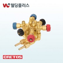 크레토스 자동가스절단기 부품 MC-3용 분배밸브아세이(ASSY) (#4 TORCH) (1EA/PK)