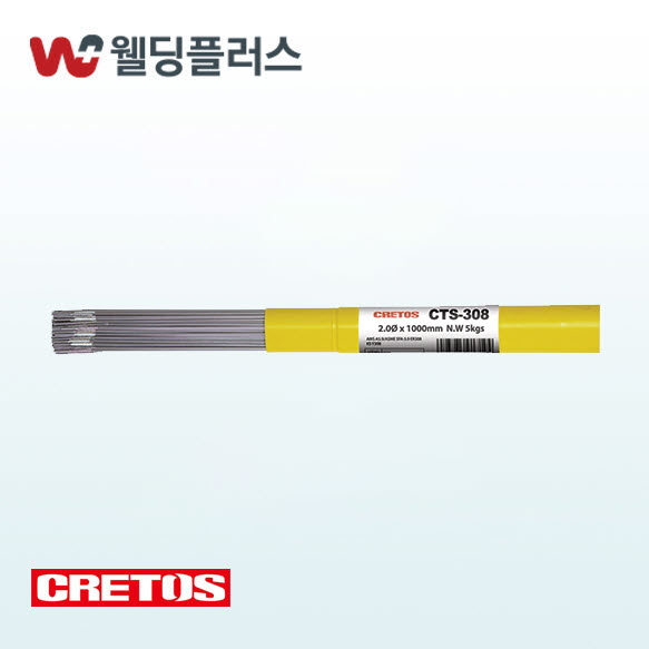 크레토스 티그봉(스텐)  용접봉 CTS-308 (1.6mm) (5kg/통)